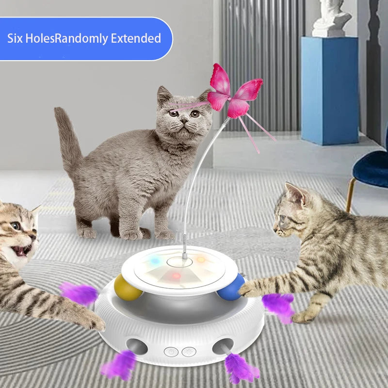 3-in-1 Interactive Cat Toy Set-