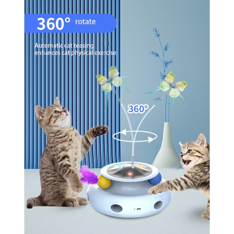 3-in-1 Interactive Cat Toy Set
