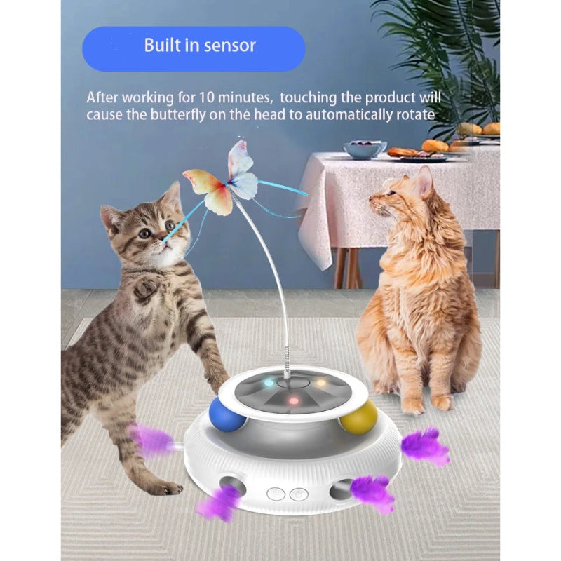 3-in-1 Interactive Cat Toy Set