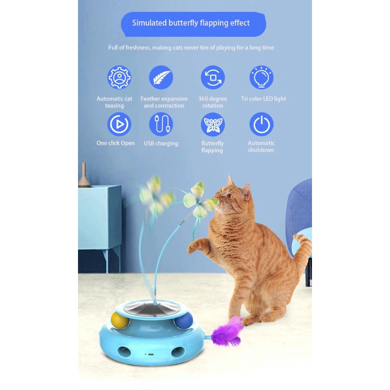 3-in-1 Interactive Cat Toy Set