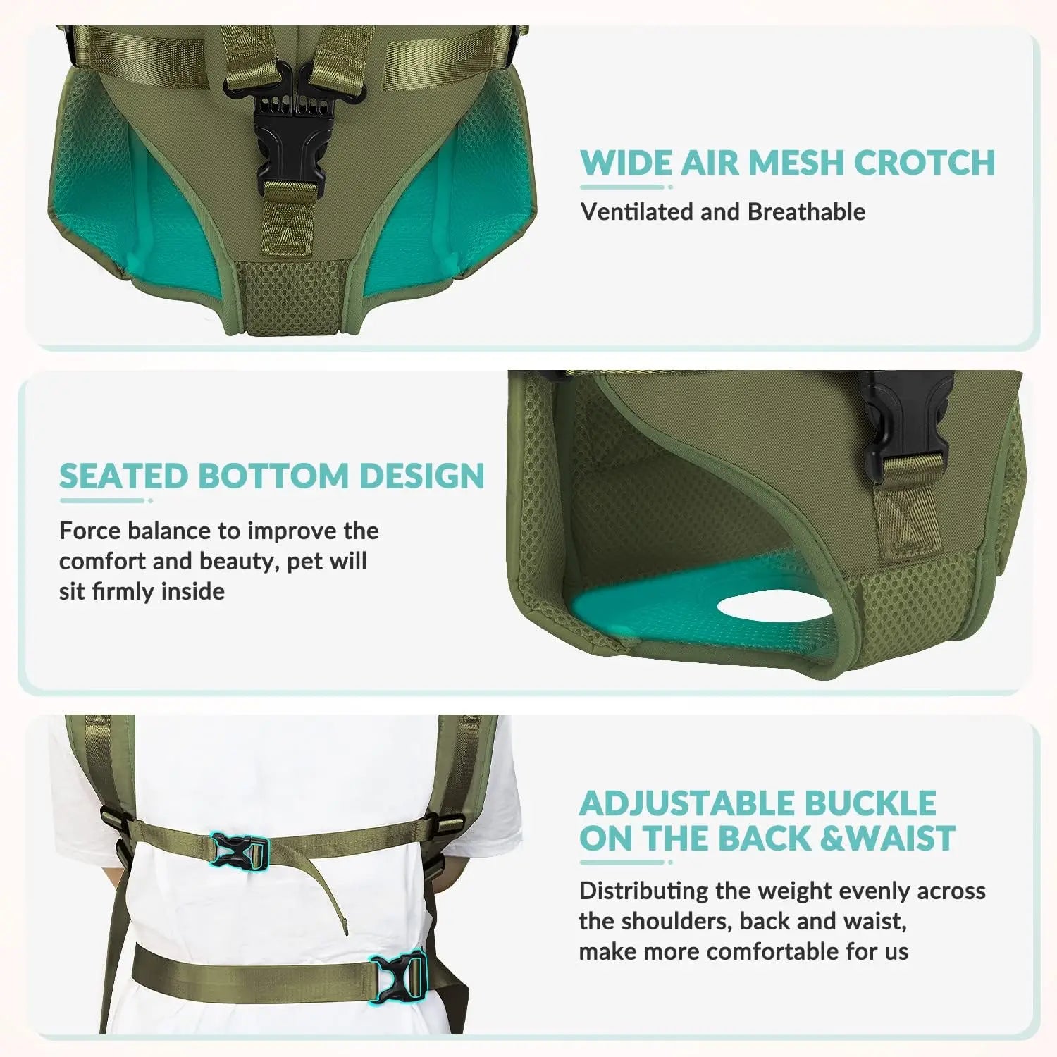 Adjustable Front Pet Carrier Backpack