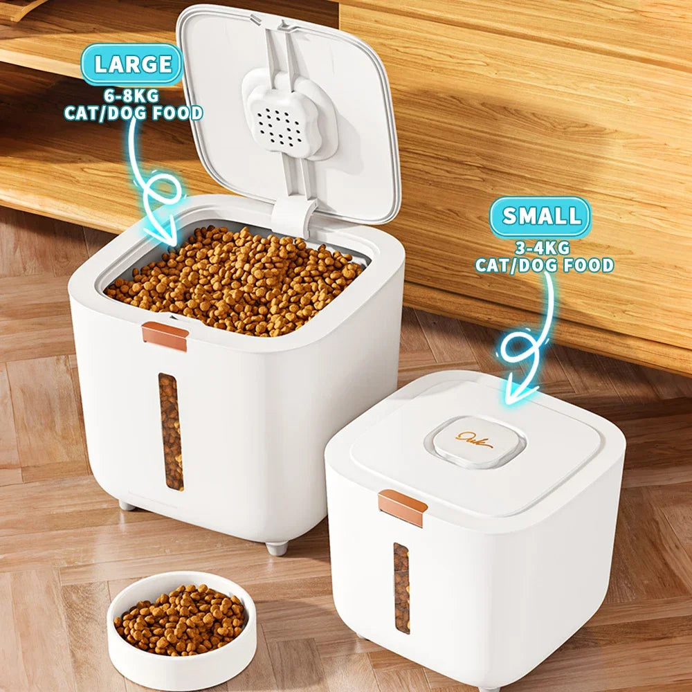 Airtight Pet Food Storage Barrel