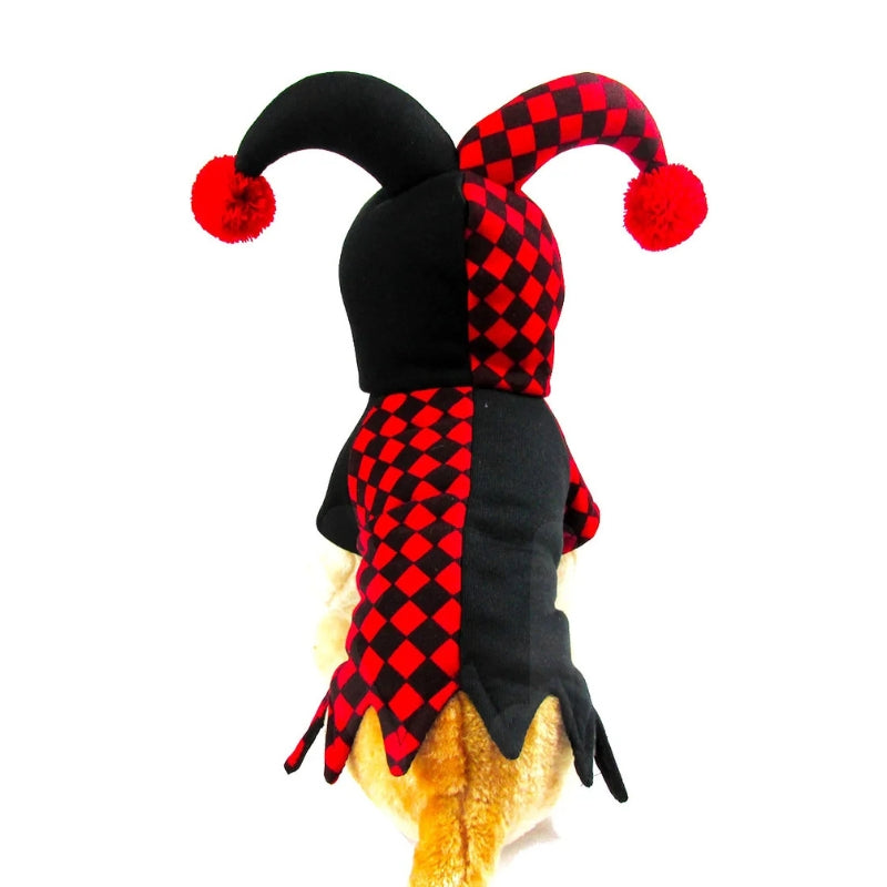 Halloween Clown Pet Costume for Dogs and Cats