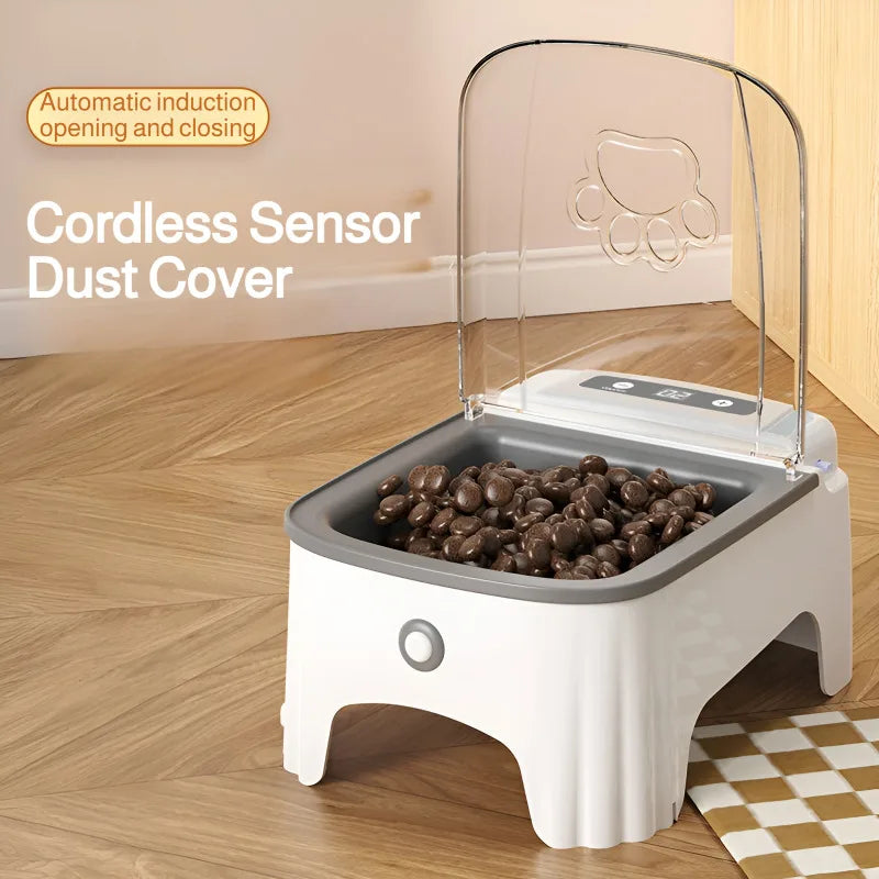 Smart Pet Feeder with Automatic Lid
