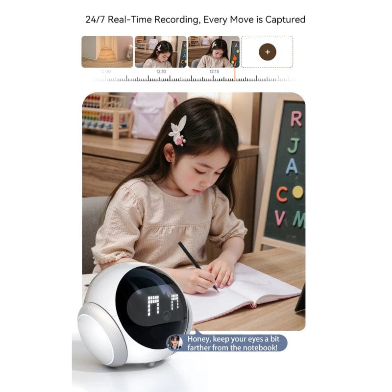 TechnuPet Cat Camera Auto-Charging 2K WiFi Pet Robot Camera