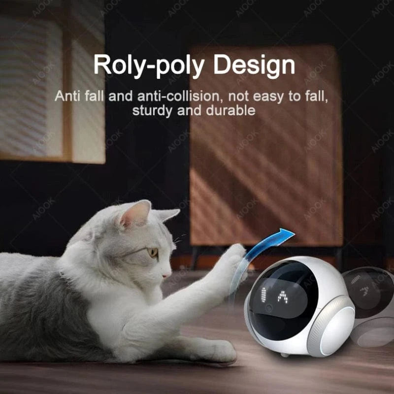 TechnuPet Cat Camera Auto-Charging 2K WiFi Pet Robot Camera