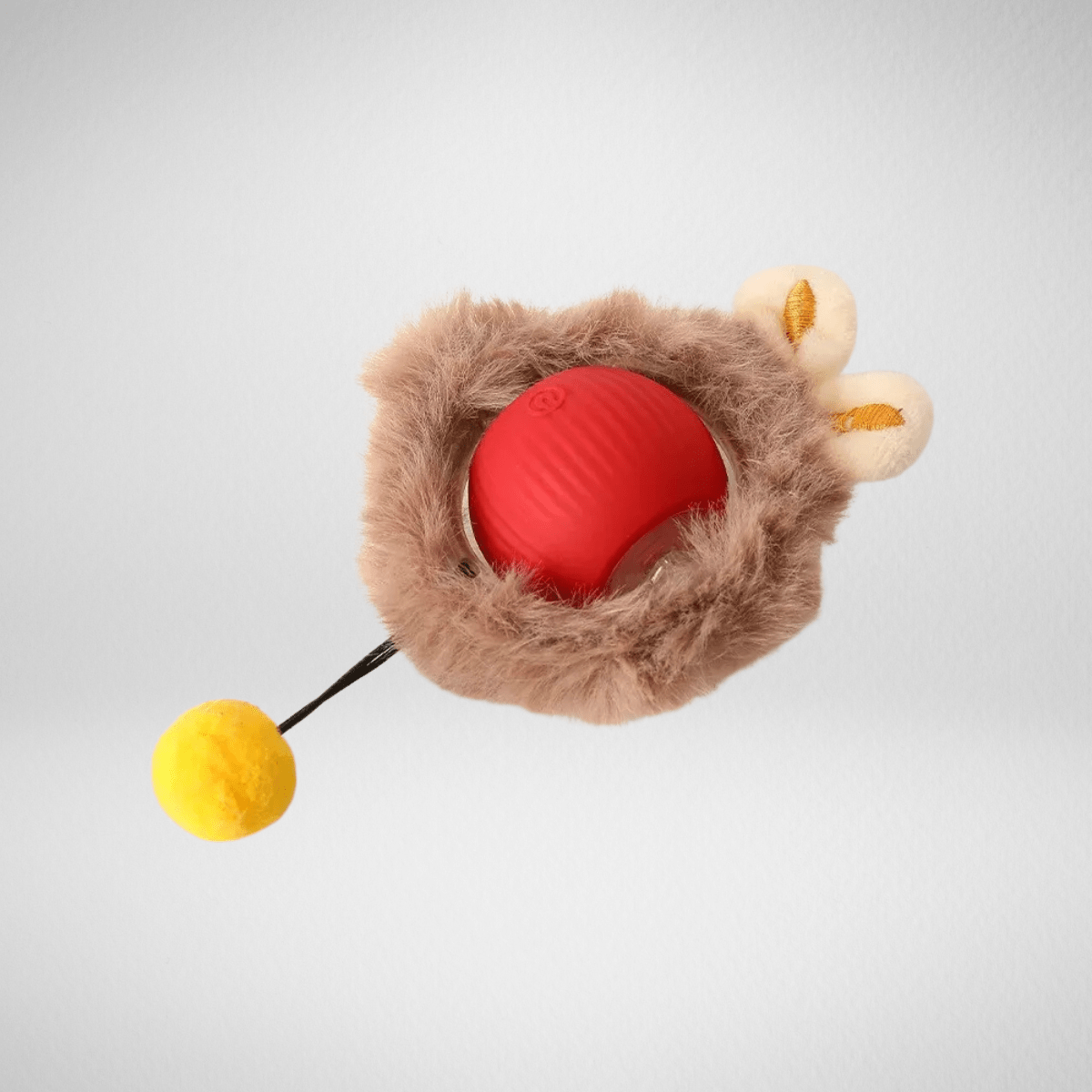 TechnuPet Cat Toys Red Automatic Rolling Cat Ball