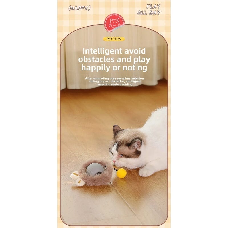 TechnuPet Cat Toys Automatic Rolling Cat Ball