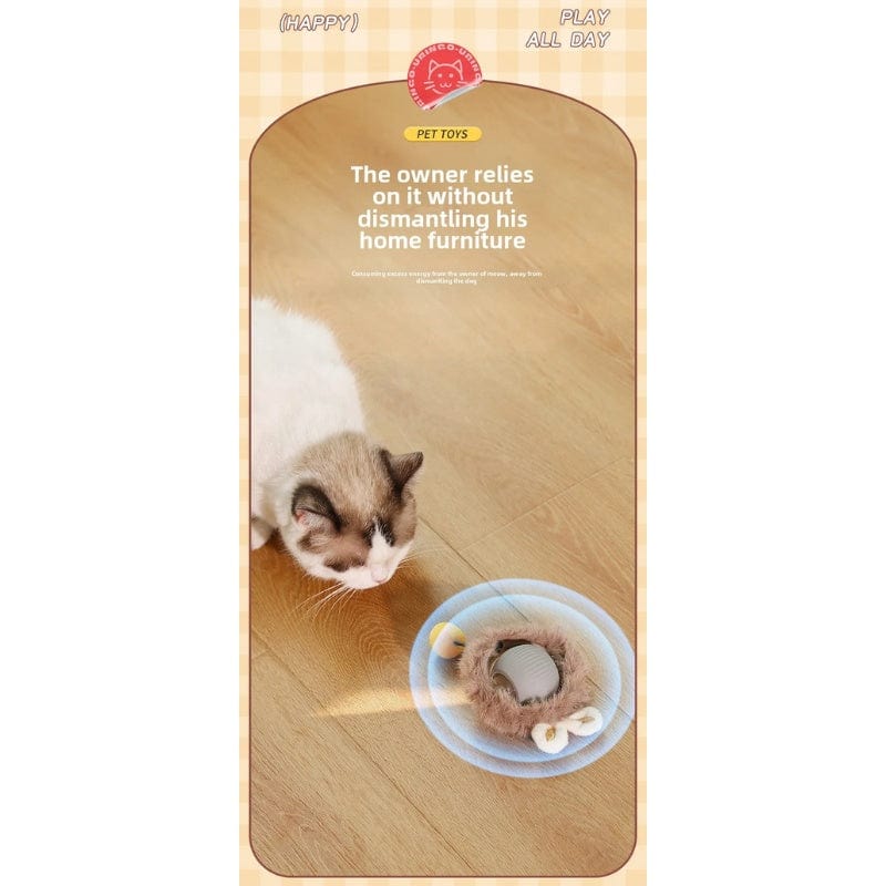 TechnuPet Cat Toys Automatic Rolling Cat Ball