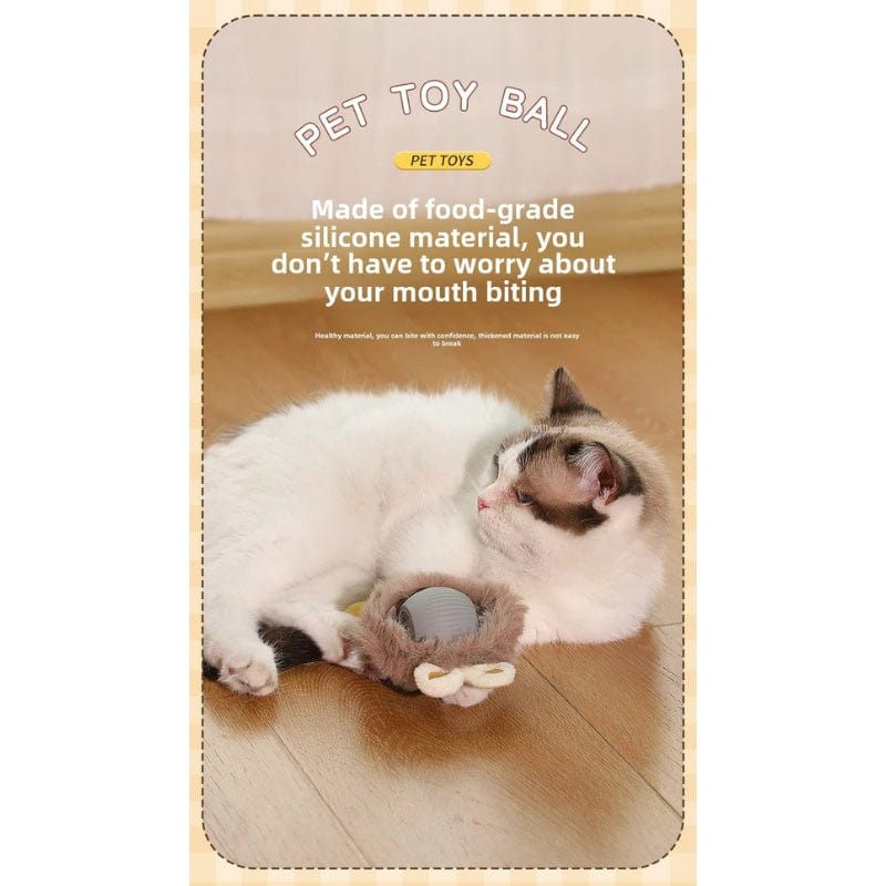 TechnuPet Cat Toys Automatic Rolling Cat Ball