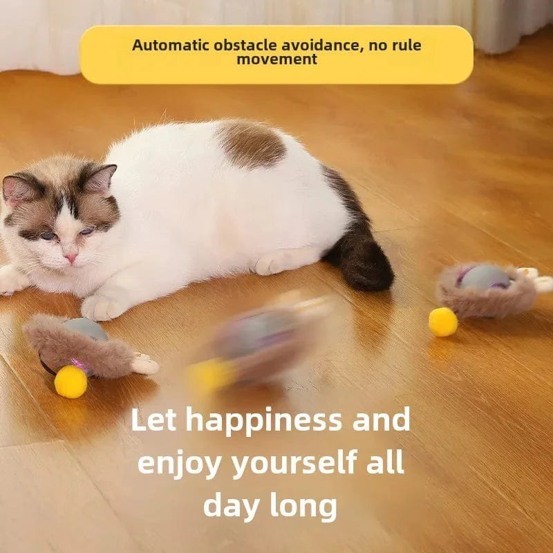 TechnuPet Cat Toys Automatic Rolling Cat Ball