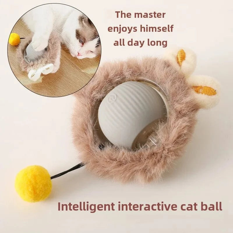 TechnuPet Cat Toys Automatic Rolling Cat Ball