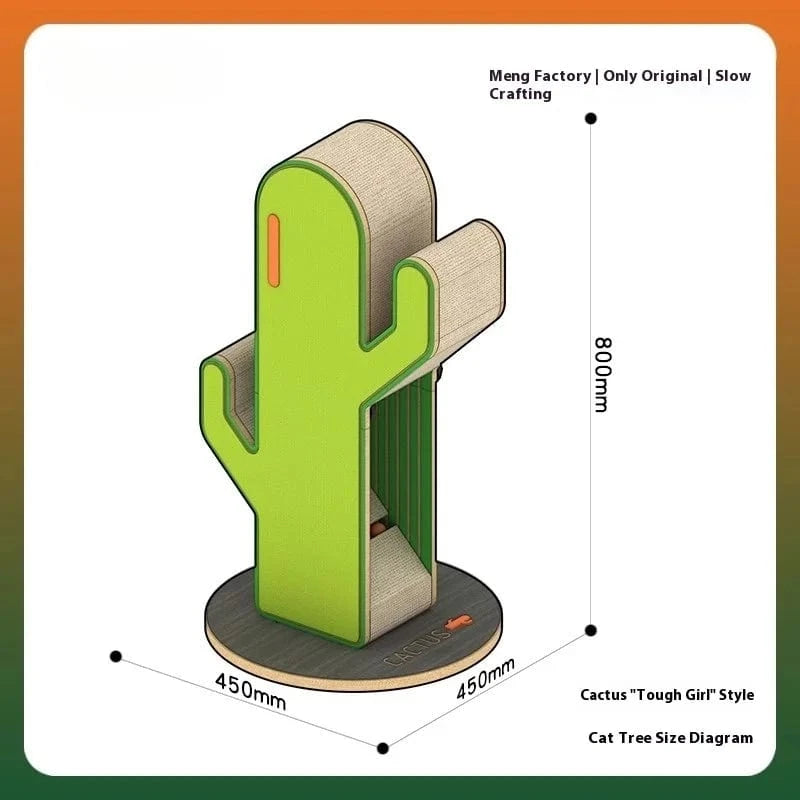 TechnuPet Cat Scratching Post Cat climbing frame Cactus Cat Scratching Post