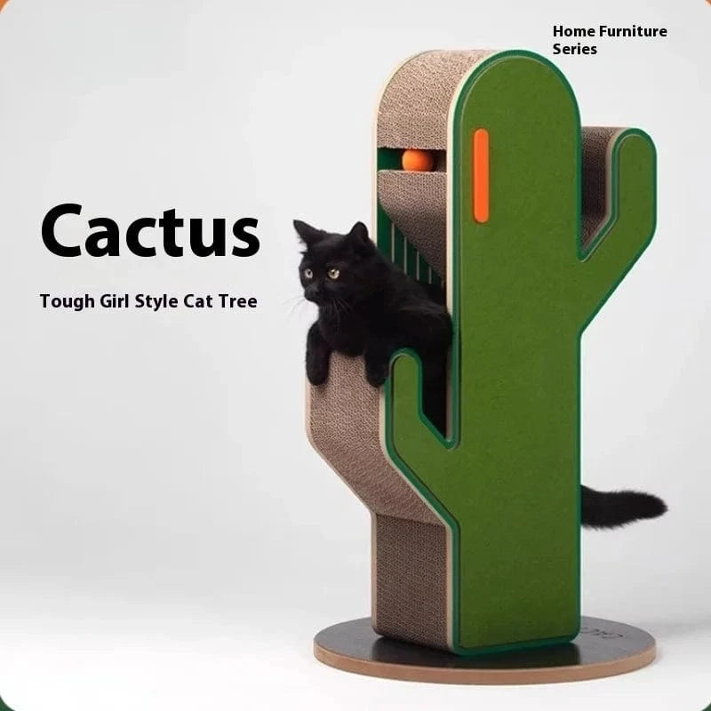 TechnuPet Cat Scratching Post Cat climbing frame Cactus Cat Scratching Post