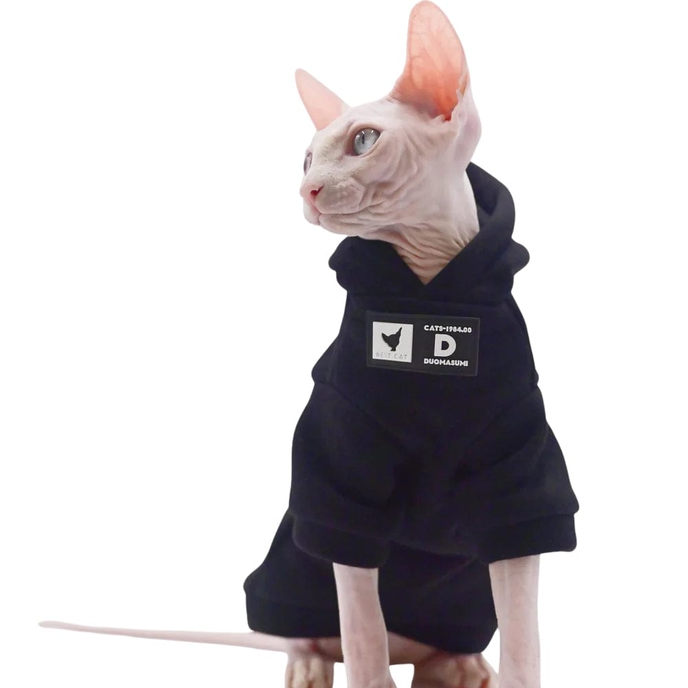 TechnuPet Cat Sweaters Cat Hoodie – Spring/Fall Pullover for Sphynx
