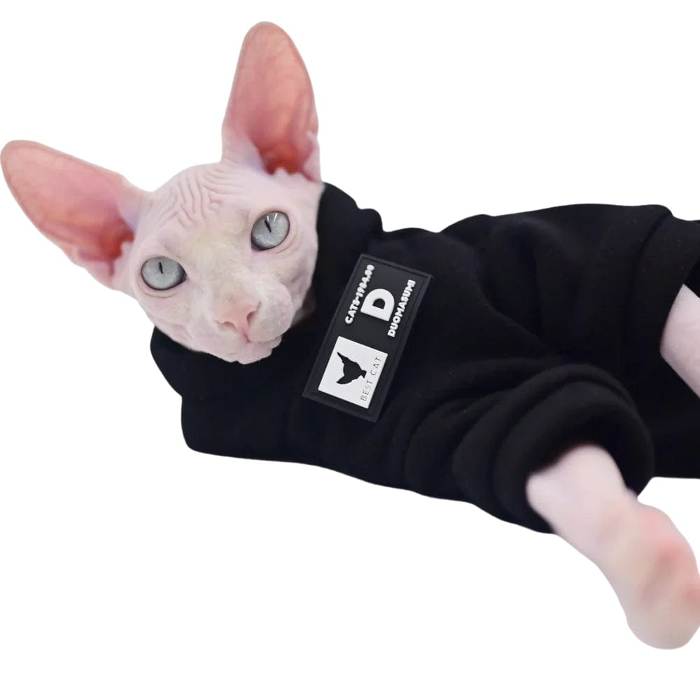 TechnuPet Cat Sweaters Cat Hoodie – Spring/Fall Pullover for Sphynx