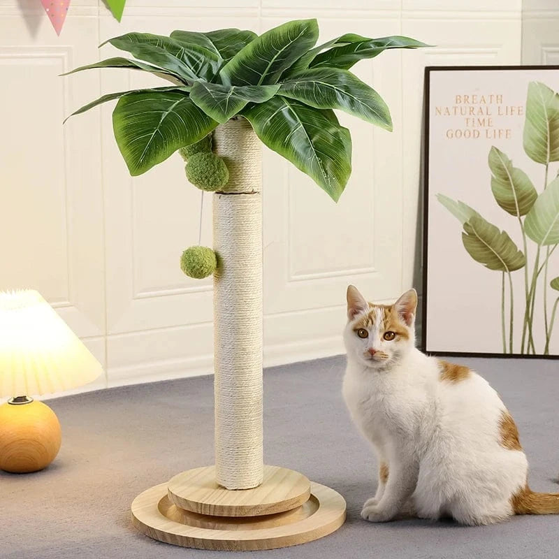 TechnuPet Cat Scratching Post Cat Scratching Post with Hanging Balls