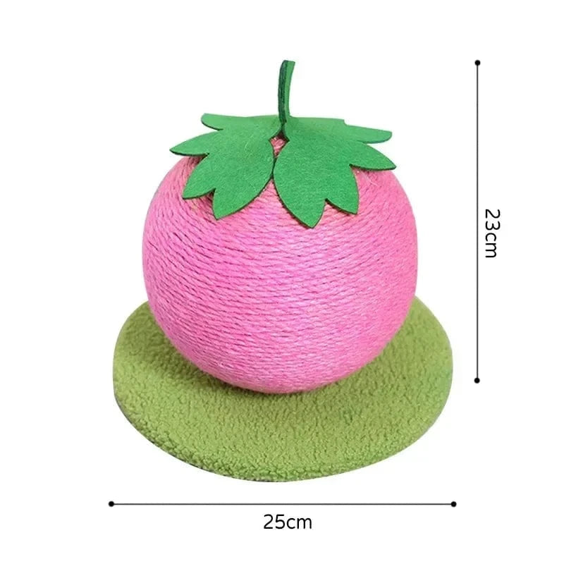 TechnuPet Cat Scratching Post Pink sisal ball Cat Scratching Toy