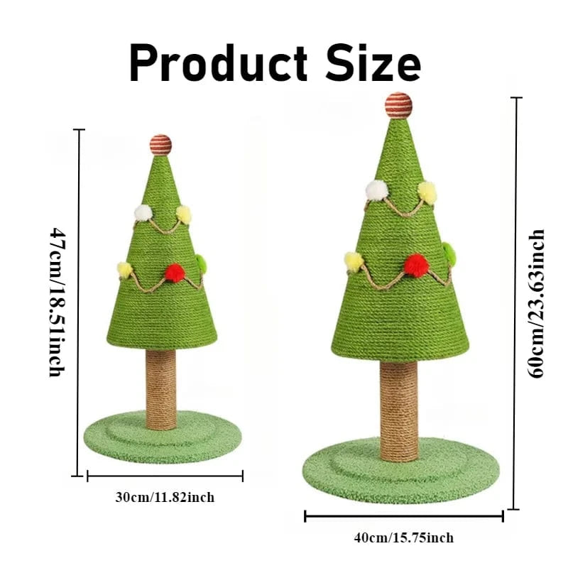 TechnuPet Cat Tree Christmas Cat Tree Tower with Scratching Post
