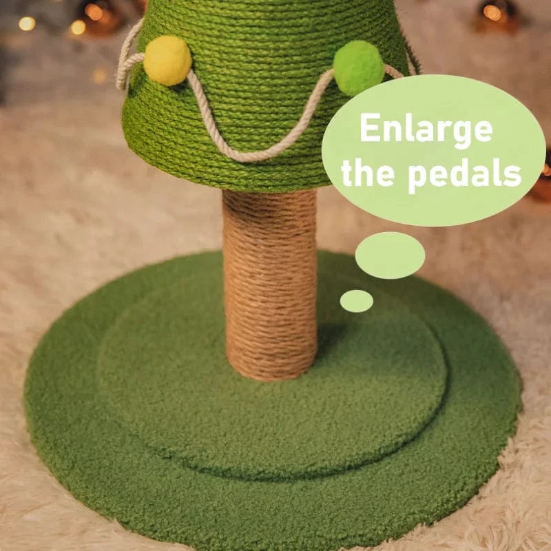 TechnuPet Cat Tree Christmas Cat Tree Tower with Scratching Post