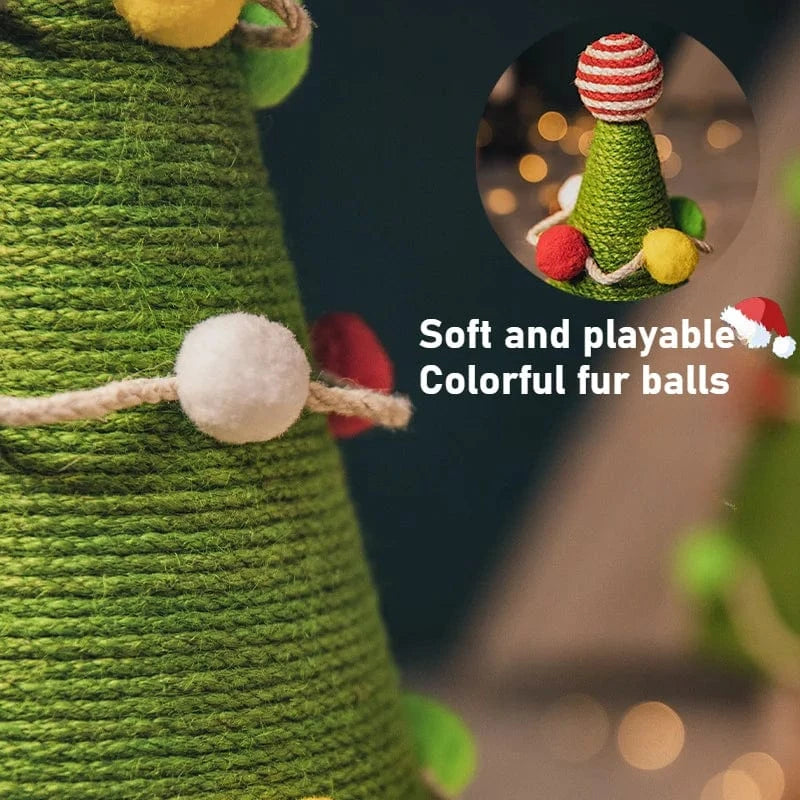 TechnuPet Cat Tree Christmas Cat Tree Tower with Scratching Post