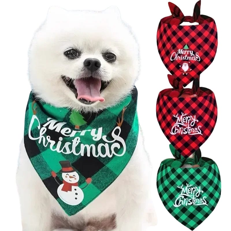 TechnuPet Dog Bandana Christmas Dog Bandanas