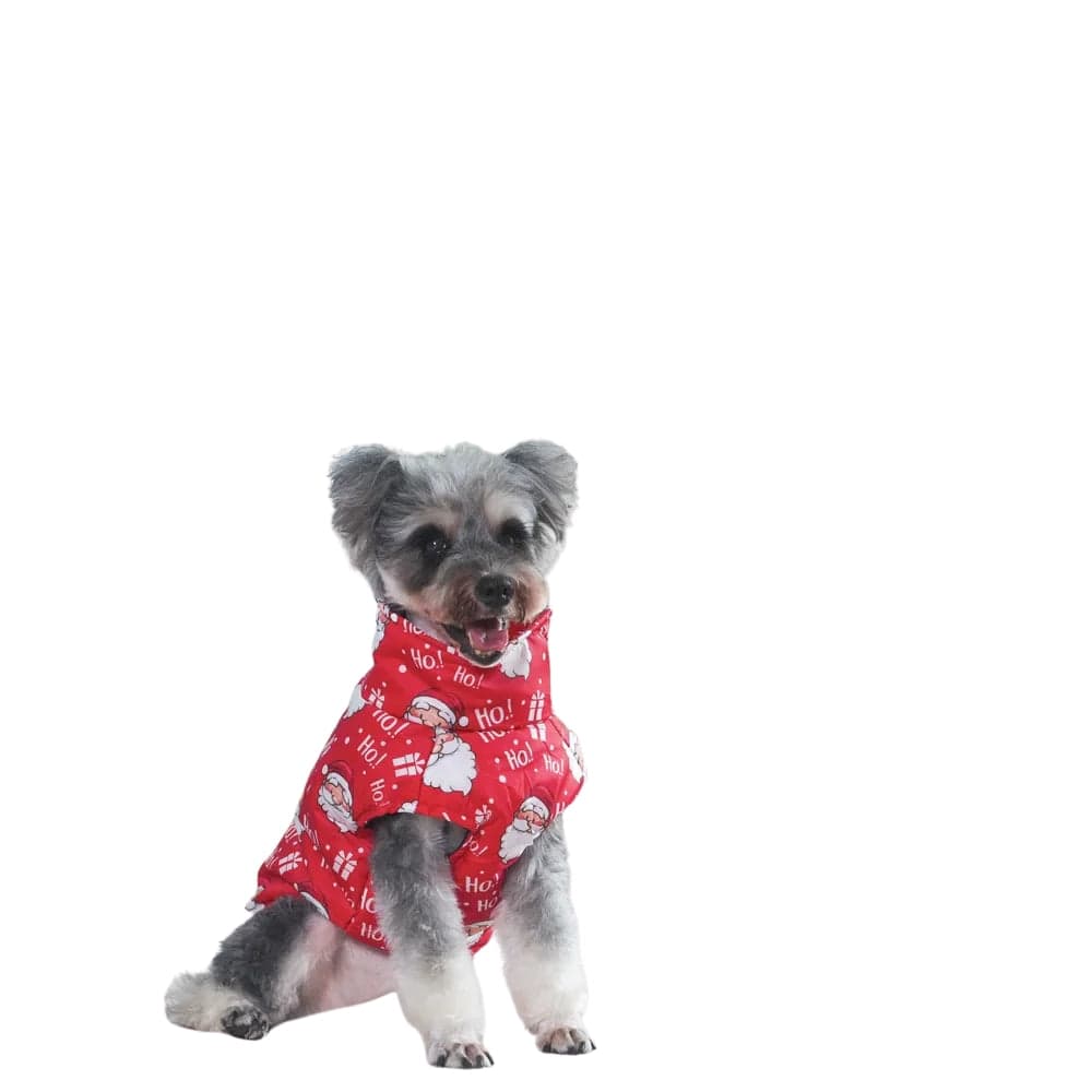 TechnuPet Pet Clothing Christmas Print Dog Winter Jacket
