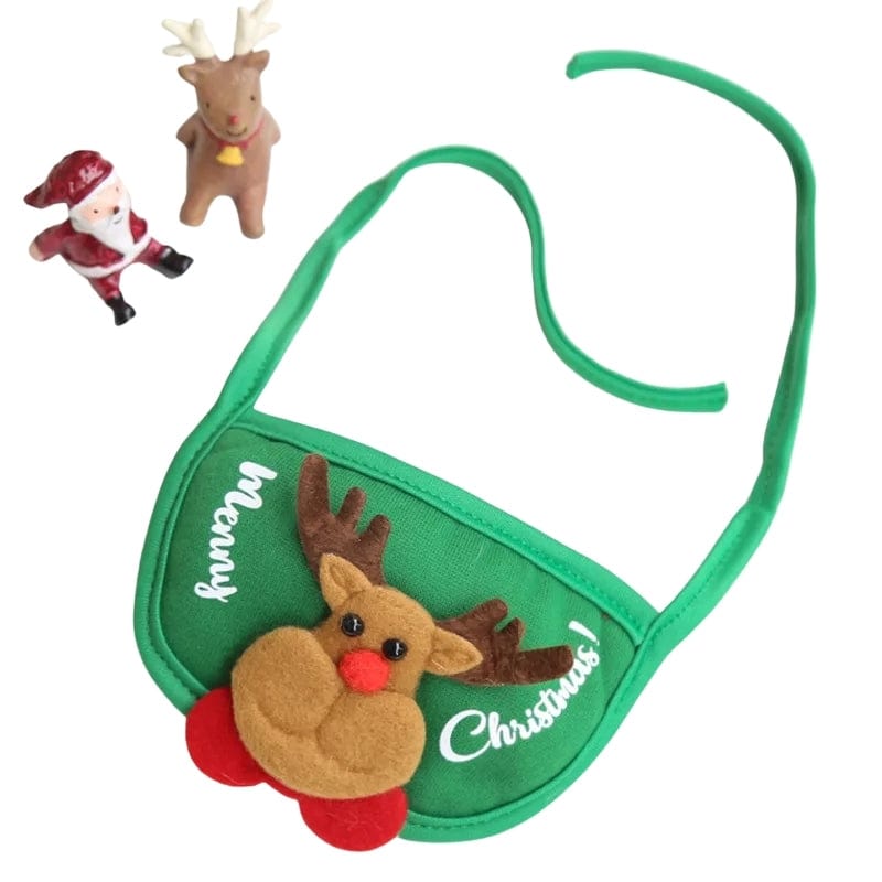 TechnuPet Dog Christmas Outfit Scarf-A / S Christmas Reindeer Pet Hat and Scarf Set