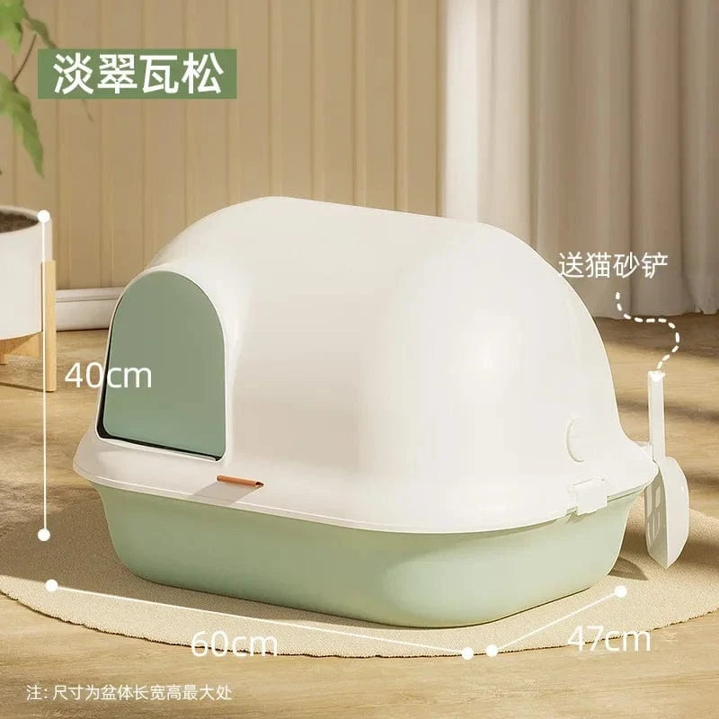 TechnuPet Smart Cat Litter Style2 Closed Corridor Cat Litter Box