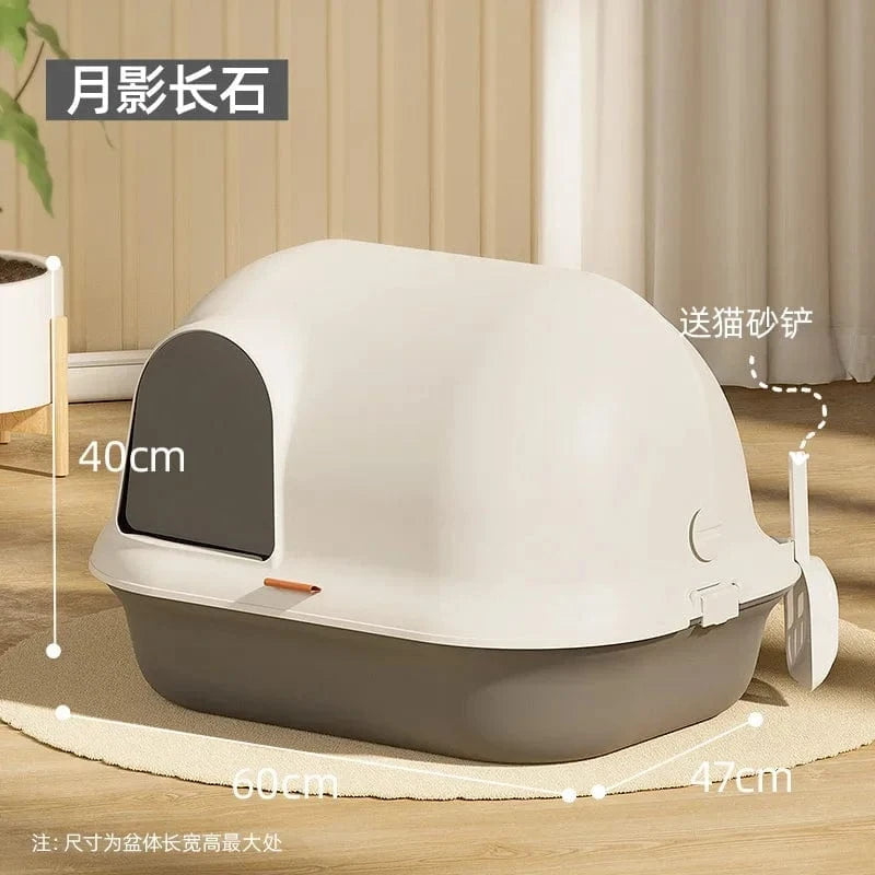 TechnuPet Smart Cat Litter Style1 Closed Corridor Cat Litter Box