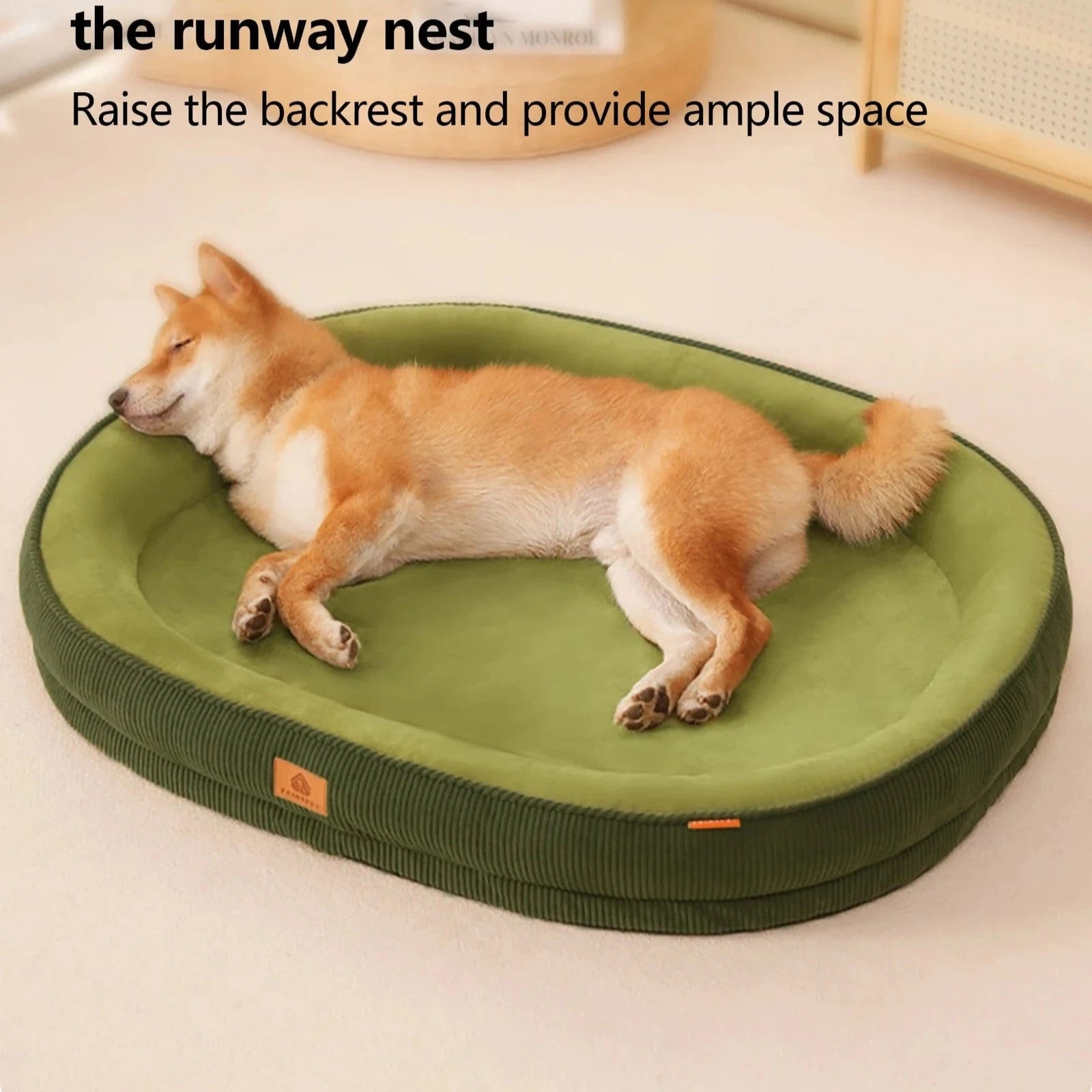 TechnuPet Dog Bed Corduroy Dog Bed