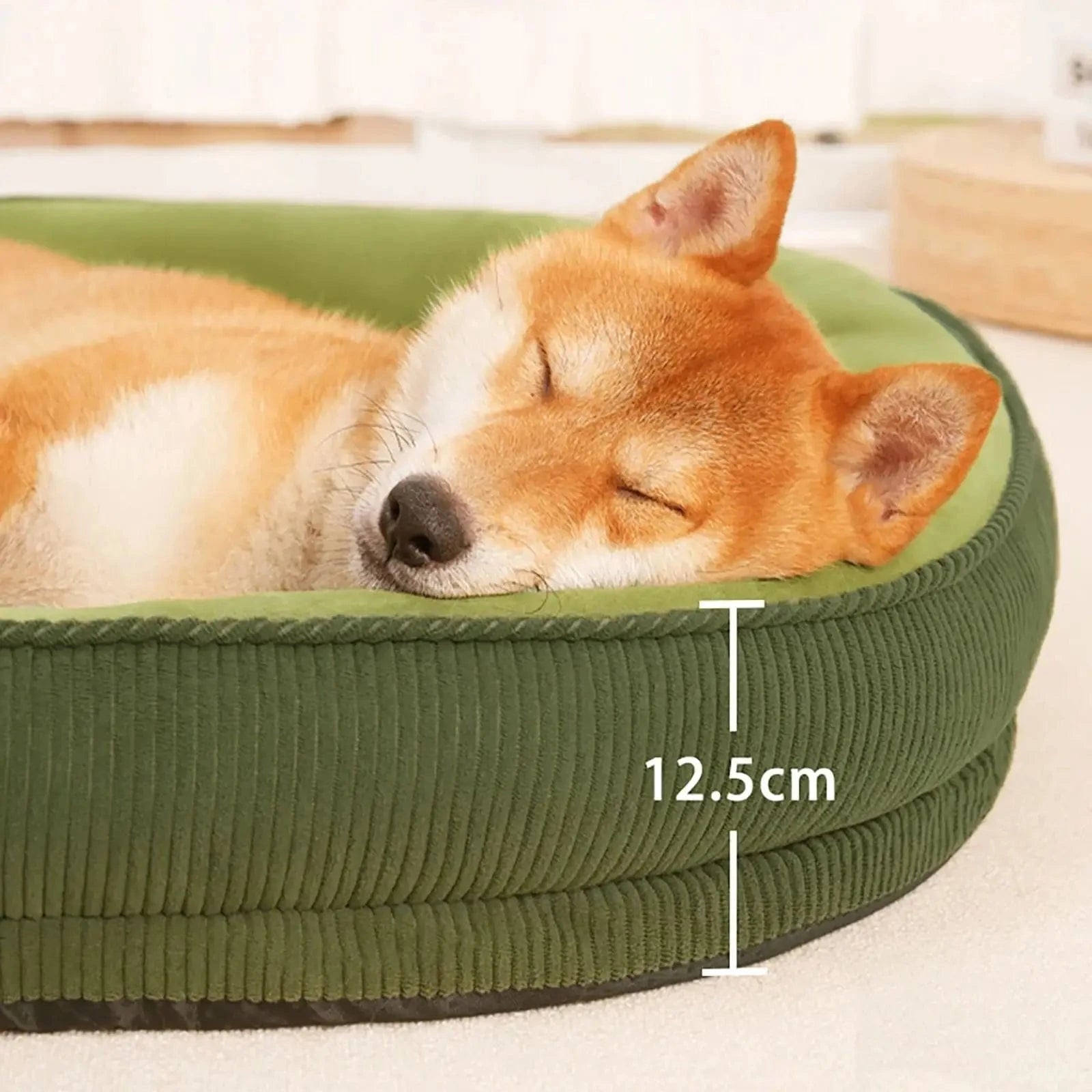 TechnuPet Dog Bed Corduroy Dog Bed