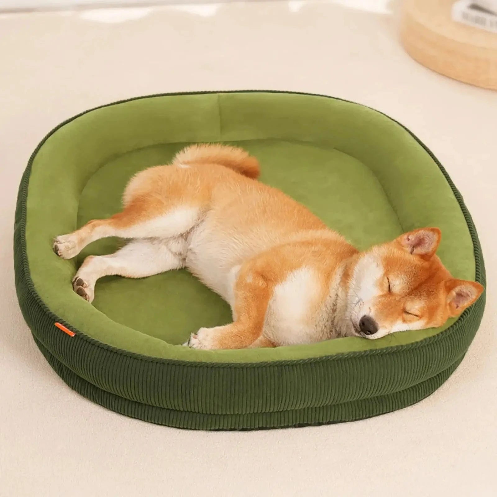TechnuPet Dog Bed Corduroy Dog Bed