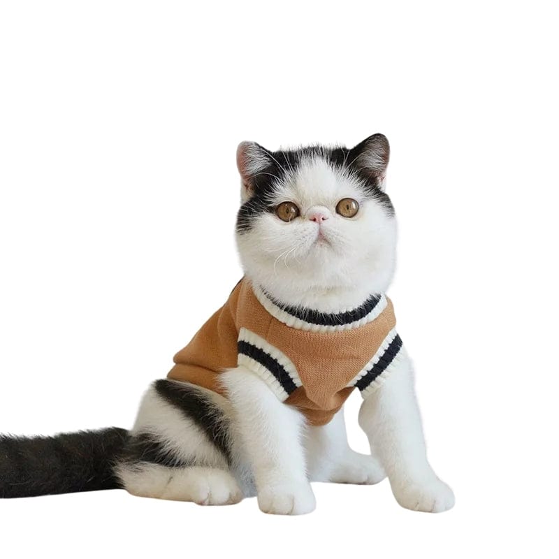 TechnuPet Cat Sweaters Cozy Winter Sweater