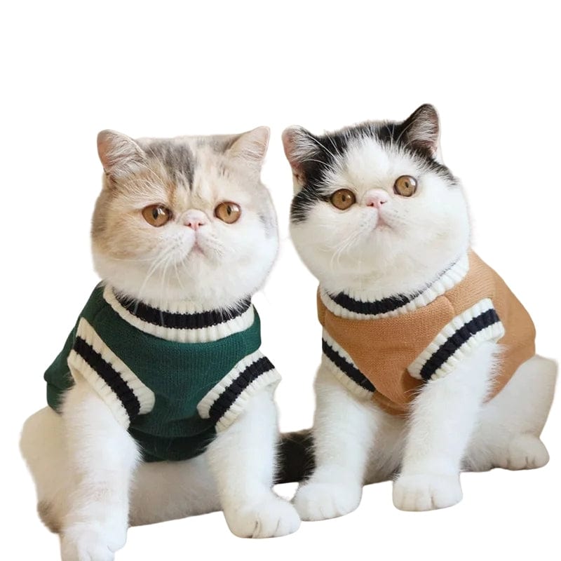 TechnuPet Cat Sweaters Cozy Winter Sweater
