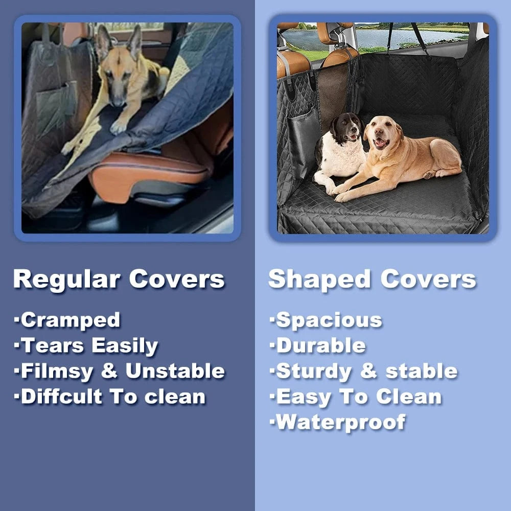 TechnuPet Car Accessories for Dogs Black / 128x61.5cm Dog Car Backseat Extender