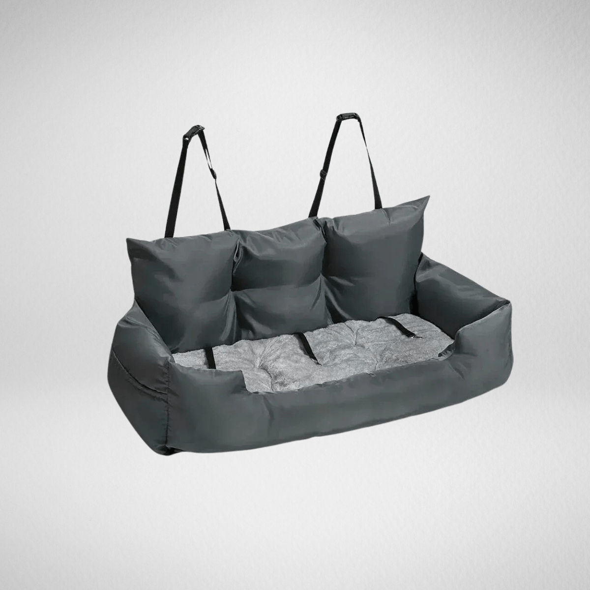 TechnuPet Car Accessories for Dogs Dark Grey / 95X42X37cm Dog Car Seat Cover