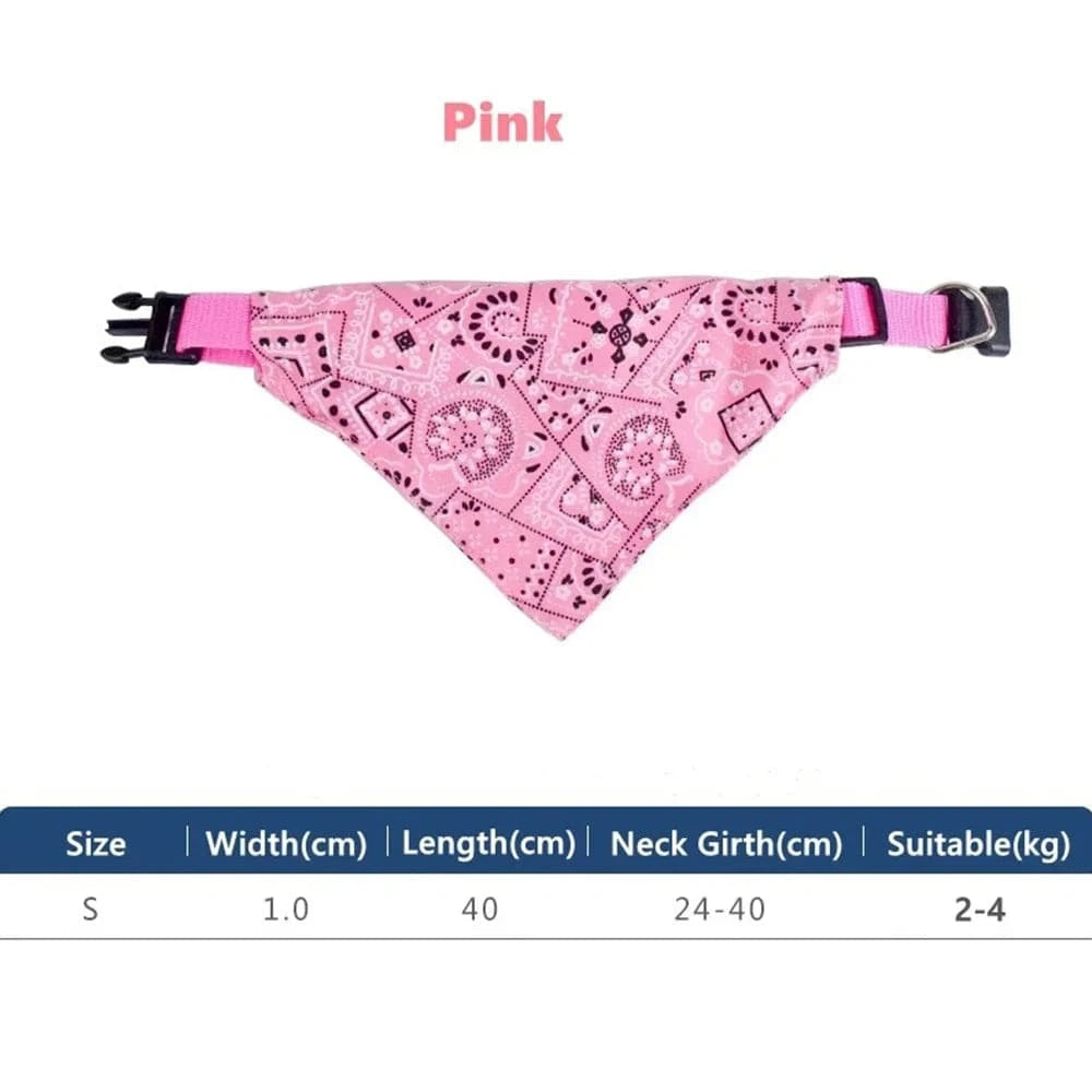 TechnuPet Cat Bandana Pink Dog & Cat Bandana Collar