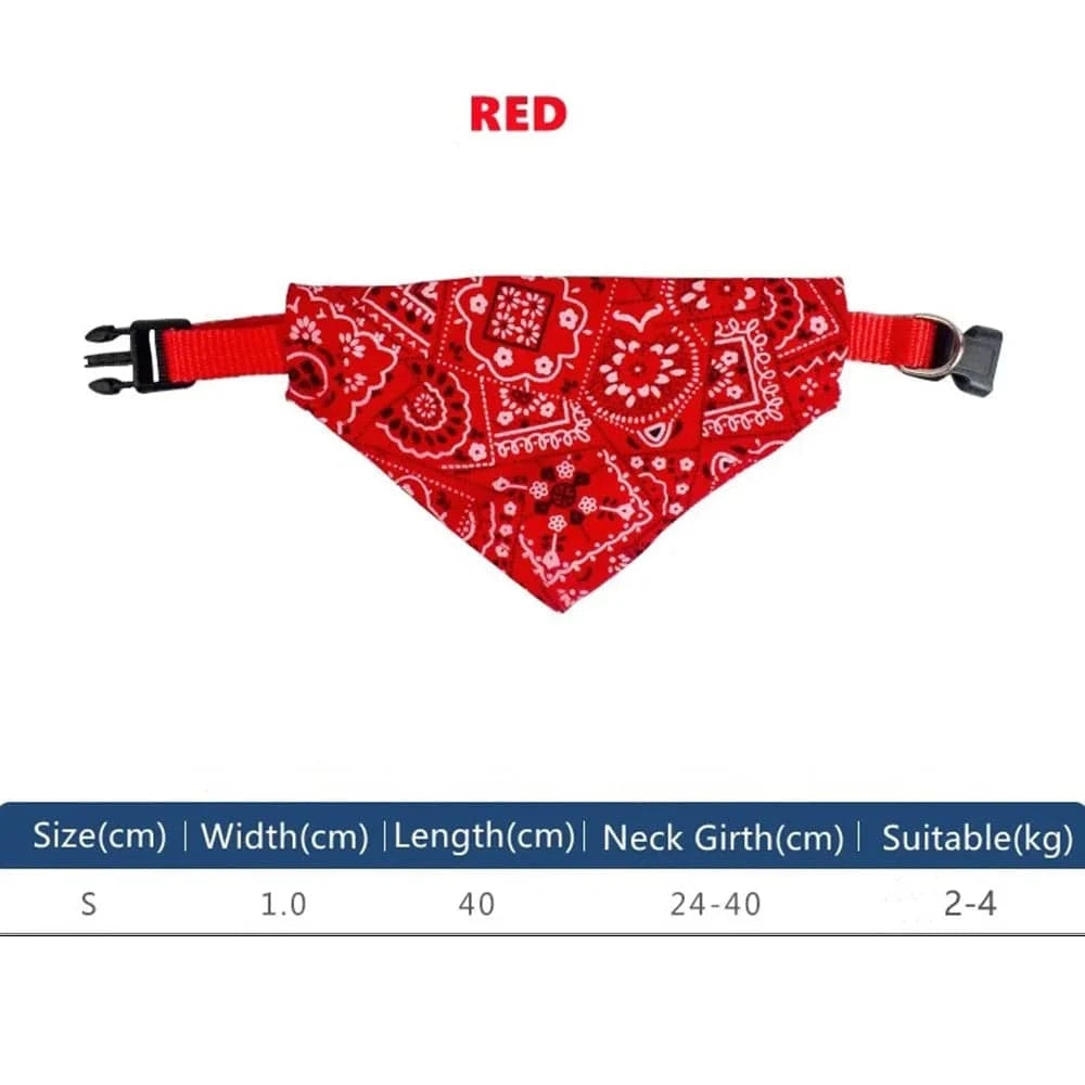 TechnuPet Cat Bandana Red Dog & Cat Bandana Collar
