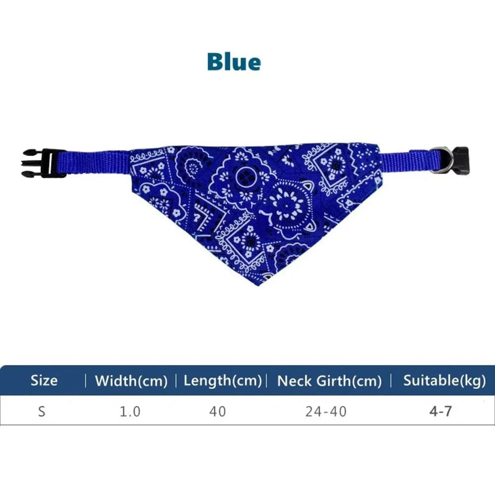 TechnuPet Cat Bandana Blue Dog & Cat Bandana Collar