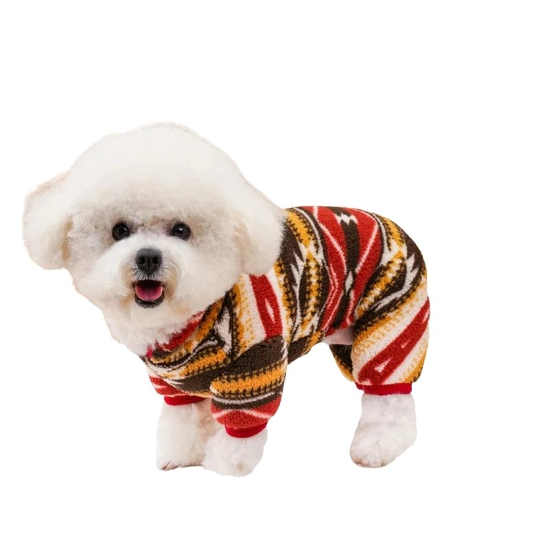TechnuPet Pet Clothing Dog Christmas Pajamas Outfit