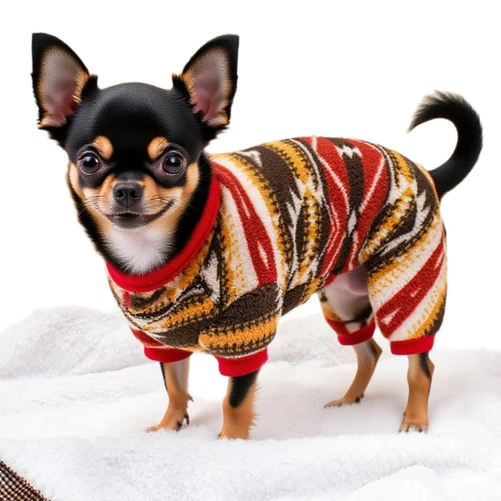 TechnuPet Pet Clothing Dog Christmas Pajamas Outfit