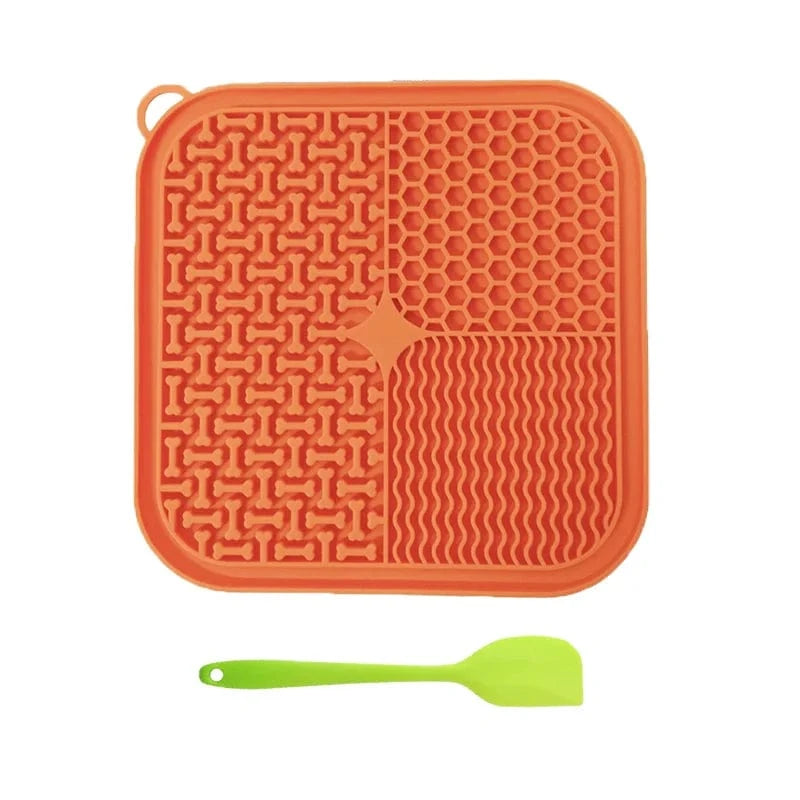 TechnuPet Slow Feeder Dog Bowl 1 PCS O Dog Licking Mat
