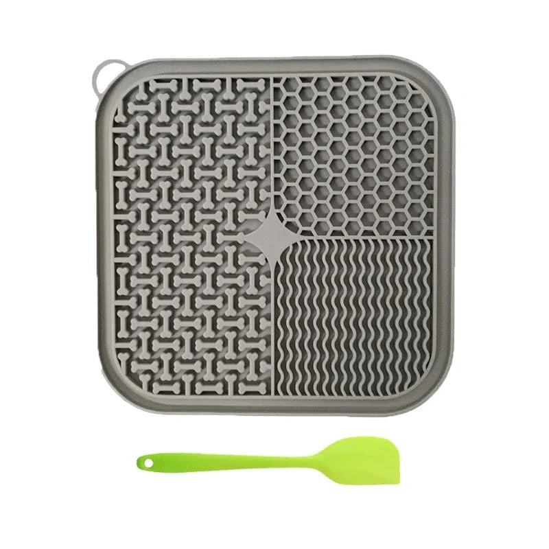 TechnuPet Slow Feeder Dog Bowl 1 PCS T Dog Licking Mat