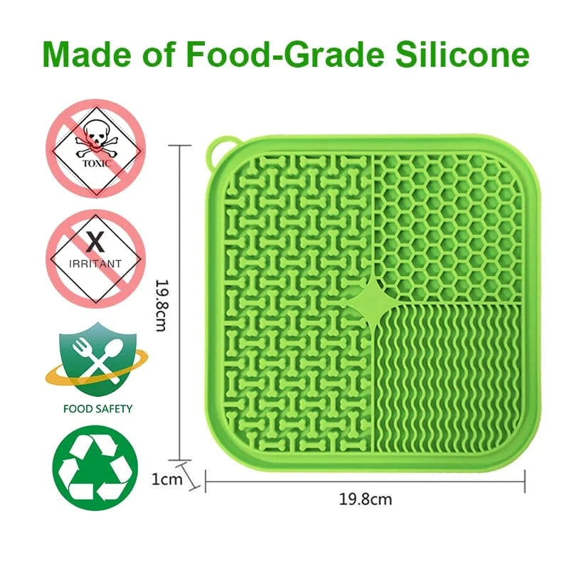 TechnuPet Slow Feeder Dog Bowl Dog Licking Mat