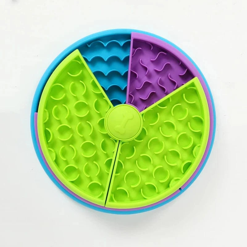 TechnuPet Dog Slow Feeder 26x26x7.5cm Dog Puzzle Slow Feeder Bowl