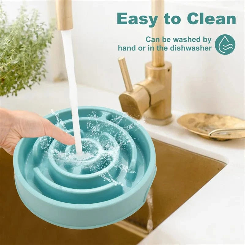 TechnuPet Dog Slow Feeder Dog Puzzle Slow Feeder Bowl