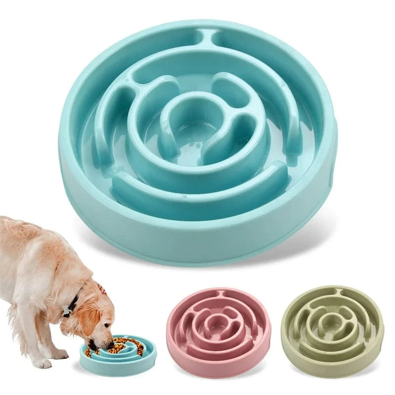 TechnuPet Dog Slow Feeder Dog Puzzle Slow Feeder Bowl