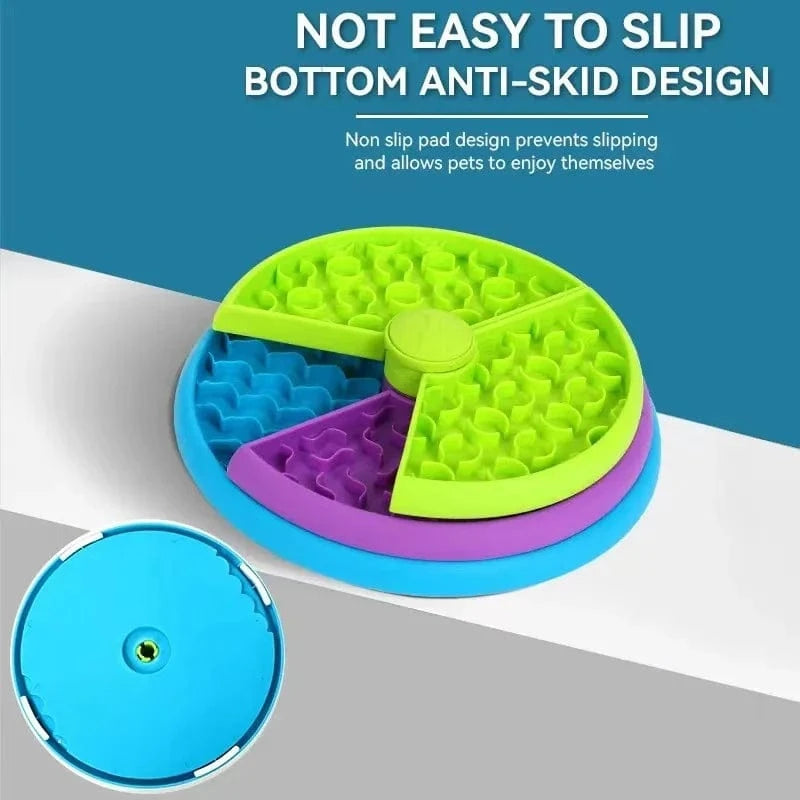 TechnuPet Dog Slow Feeder Dog Puzzle Slow Feeder Bowl