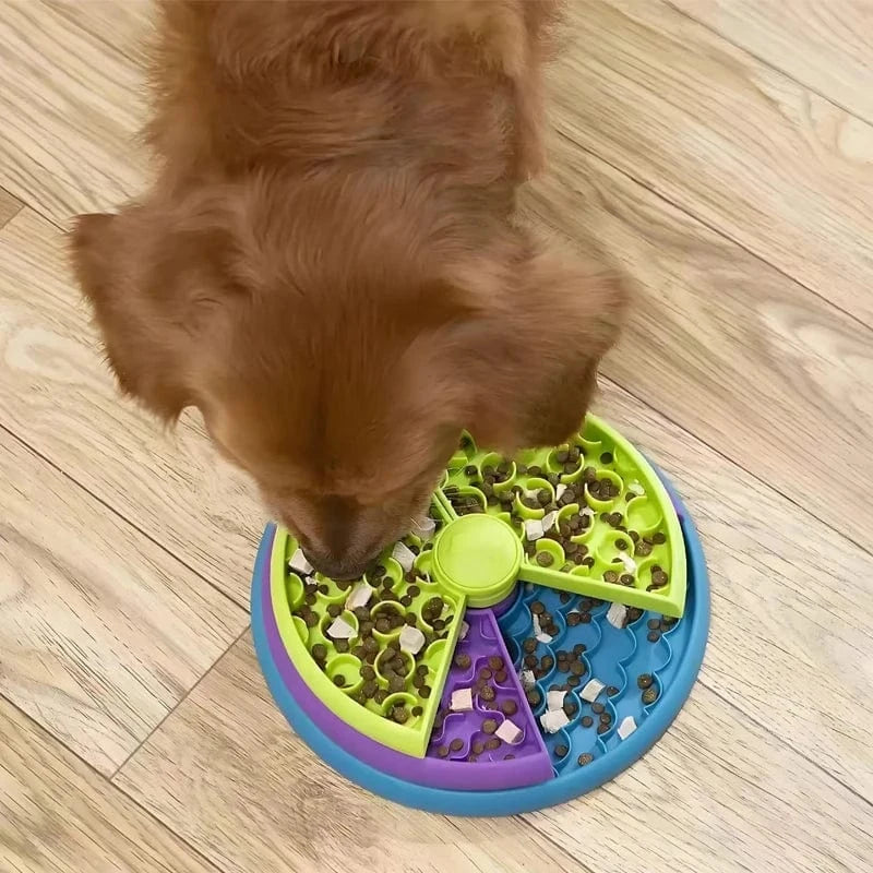 TechnuPet Dog Slow Feeder Dog Puzzle Slow Feeder Bowl